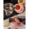 image:imageCocinare KissCup Ceramic Espresso Cup  22oz Demitasse Cup for Espresso Pourover coffee amp Tea Lavender Purple Ceramic CollectionPeach Pink